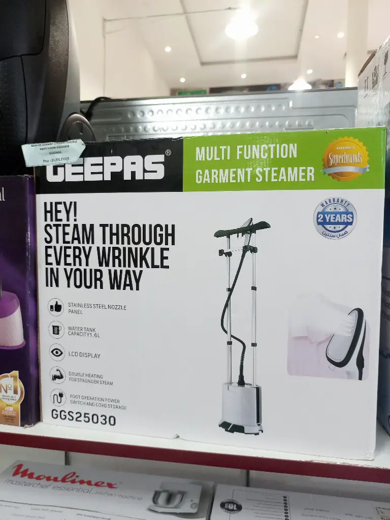 Geepas Défroisseur vapeur double chaleur 2180W GGS25030