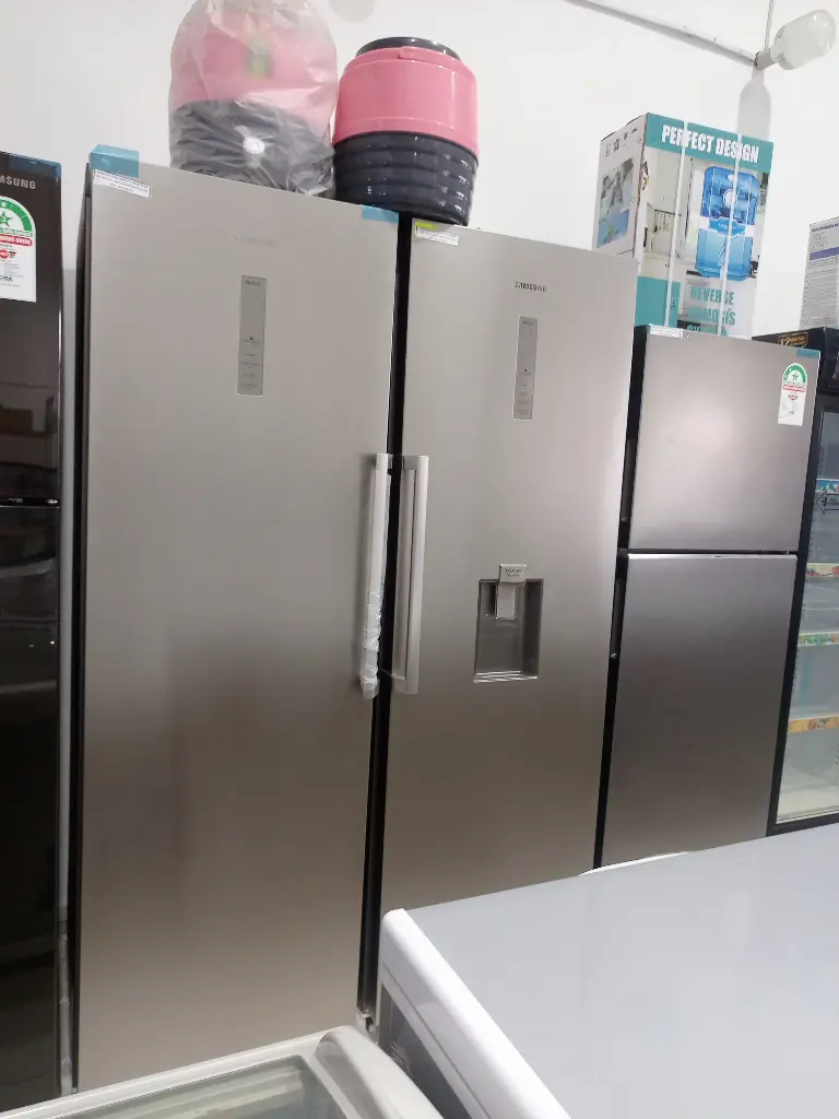 Congélateur vertical Samsung 315L No Frost gris clair